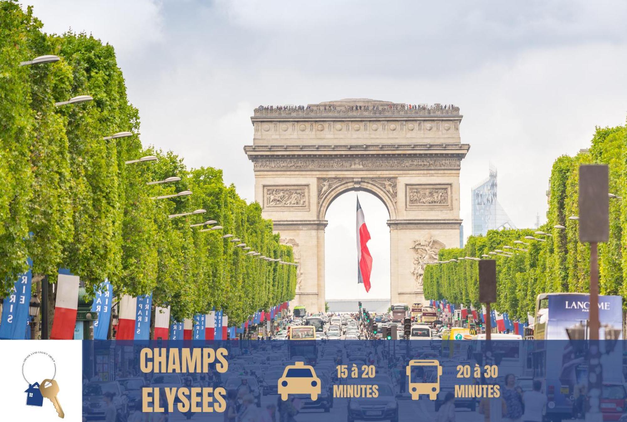 Accommodatie bij particulieren Lit Double Et Salon Avec Canape-lit A 10 Minutes Des Champs Elysees *